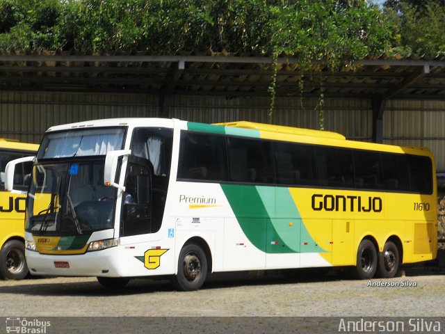 Empresa Gontijo de Transportes 11610 na cidade de Belo Horizonte, Minas Gerais, Brasil, por Anderson Silva. ID da foto: 4131771.