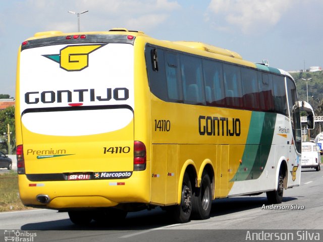 Empresa Gontijo de Transportes 14110 na cidade de Belo Horizonte, Minas Gerais, Brasil, por Anderson Silva. Número da foto: #4131788.