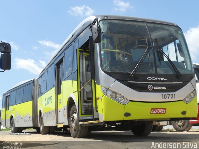 Milênio Transportes 10721 na cidade de Belo Horizonte, Minas Gerais, Brasil, por Anderson Silva. Número da foto: #4131791.