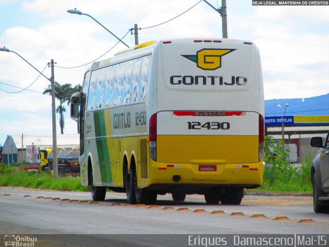 Empresa Gontijo de Transportes 12430 na cidade de Eunápolis, Bahia, Brasil, por Eriques  Damasceno. Número da foto: #4134991.