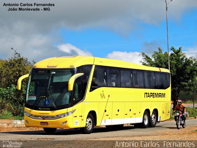 Viação Itapemirim 60819 na cidade de João Monlevade, Minas Gerais, Brasil, por Antonio Carlos Fernandes. ID da foto: 4133960.