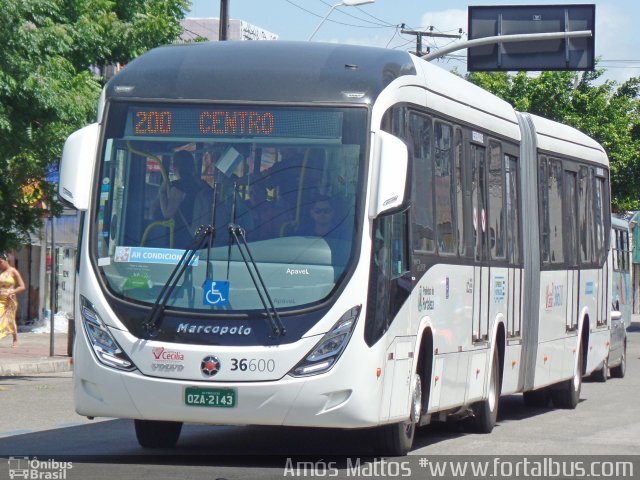 Viação Santa Cecília 36600 na cidade de Fortaleza, Ceará, Brasil, por Amós  Mattos. Número da foto: #4134605.