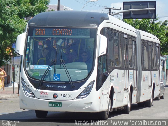 Viação Santa Cecília 36600 na cidade de Fortaleza, Ceará, Brasil, por Amós  Mattos. ID da foto: 4134605.