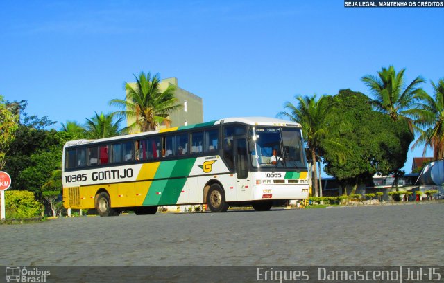 Empresa Gontijo de Transportes 10385 na cidade de Eunápolis, Bahia, Brasil, por Eriques  Damasceno. Número da foto: #4134992.