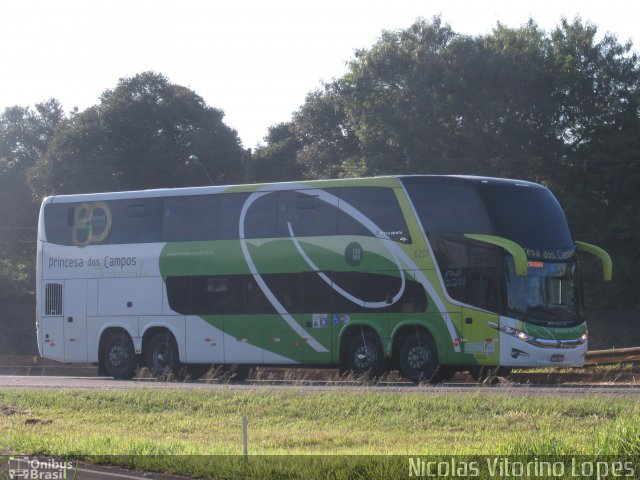Expresso Princesa dos Campos 6201 na cidade de Foz do Iguaçu, Paraná, Brasil, por Nícolas Vitorino Lopes. Número da foto: #4099745.