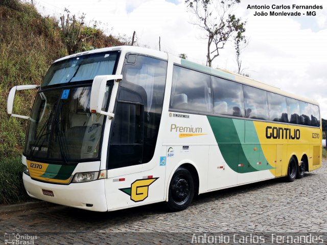 Empresa Gontijo de Transportes 12370 na cidade de João Monlevade, Minas Gerais, Brasil, por Antonio Carlos Fernandes. ID da foto: 4136187.