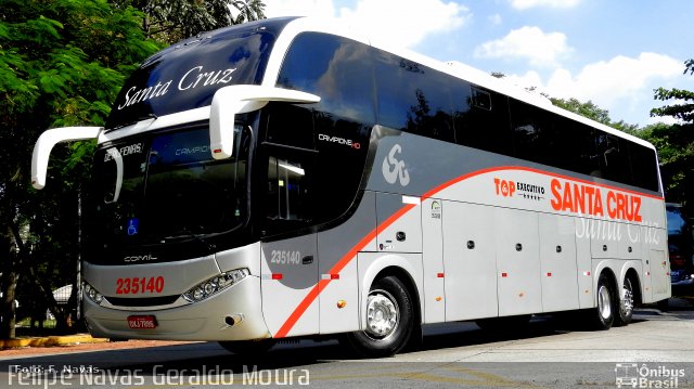 Viação Santa Cruz 235140 na cidade de São Paulo, São Paulo, Brasil, por Felipe Navas Geraldo Moura . Número da foto: #4135963.