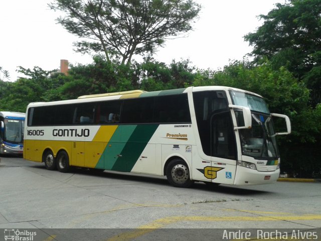 Empresa Gontijo de Transportes 16005 na cidade de São Paulo, São Paulo, Brasil, por André  Rocha Alves. ID da foto: 4136169.