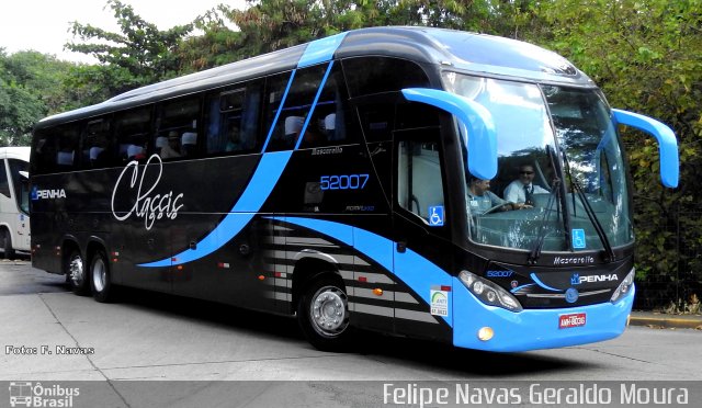 Empresa de Ônibus Nossa Senhora da Penha 52007 na cidade de São Paulo, São Paulo, Brasil, por Felipe Navas Geraldo Moura . Número da foto: #4137796.