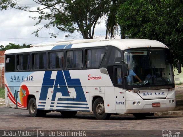 Empresa de Transportes São Luiz 6240 na cidade de Senhor do Bonfim, Bahia, Brasil, por João Victor. ID da foto: 4138092.