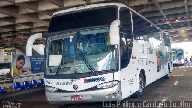 Breda Transportes e Serviços 1825 na cidade de São Paulo, São Paulo, Brasil, por Luis Philippe Cardoso Coelho. Número da foto: #4138933.