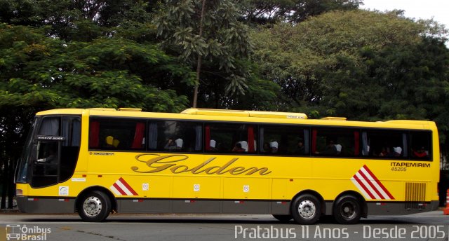 Viação Itapemirim 45205 na cidade de São Paulo, São Paulo, Brasil, por Cristiano Soares da Silva. ID da foto: 4139503.