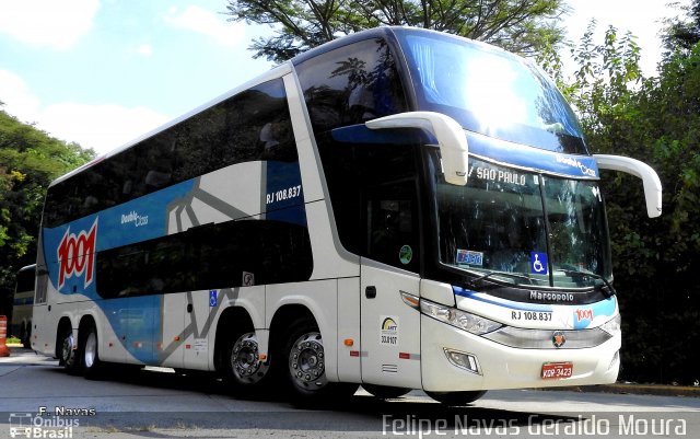 Auto Viação 1001 RJ 108.837 na cidade de São Paulo, São Paulo, Brasil, por Felipe Navas Geraldo Moura . Número da foto: #4137871.