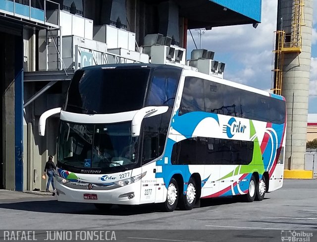 Auto Viação Critur 2277 na cidade de São Paulo, São Paulo, Brasil, por RAFAEL  JUNIO FONSECA. Número da foto: #4137779.