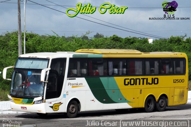 Empresa Gontijo de Transportes 12500 na cidade de Aracaju, Sergipe, Brasil, por Julio Cesar  Barbosa Martins. Número da foto: #4141289.