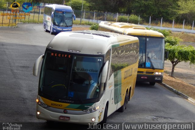Empresa Gontijo de Transportes 18500 na cidade de Aracaju, Sergipe, Brasil, por Julio Cesar  Barbosa Martins. Número da foto: #4141288.