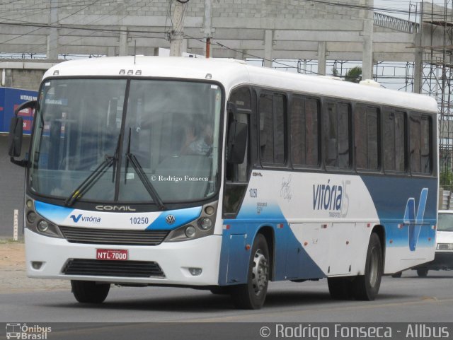 Vitória Transportes 10250 na cidade de Maceió, Alagoas, Brasil, por Rodrigo Fonseca. Número da foto: #4142551.