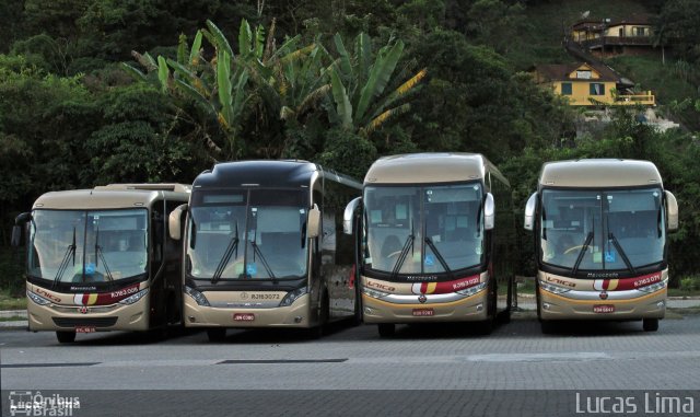 Transportes Única Petrópolis RJ 163.071 na cidade de Petrópolis, Rio de Janeiro, Brasil, por Lucas Lima. Número da foto: #4143952.