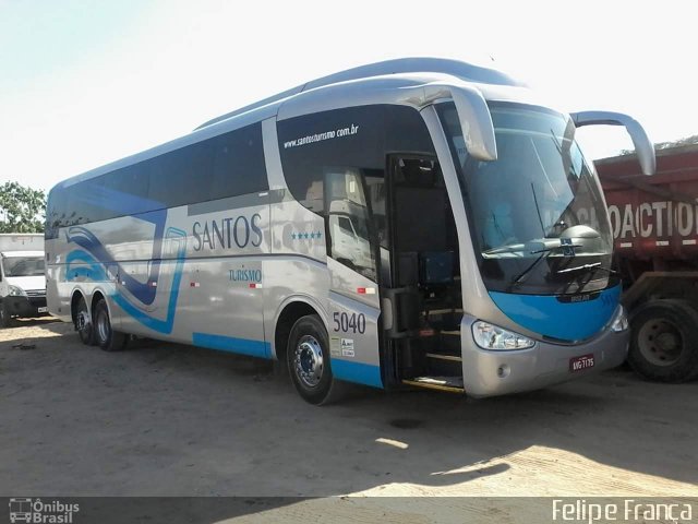Santos Turismo 5040 na cidade de Rio de Janeiro, Rio de Janeiro, Brasil, por Felipe França. Número da foto: #4142073.