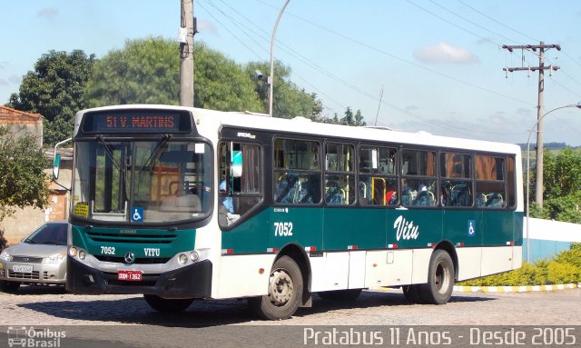 VITU - Viação Itu 7052 na cidade de Itu, São Paulo, Brasil, por Cristiano Soares da Silva. ID da foto: 4142489.