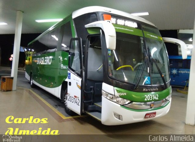 Expresso Brasileiro 203142 na cidade de Guaratinguetá, São Paulo, Brasil, por Carlos Almeida. Número da foto: #4142885.