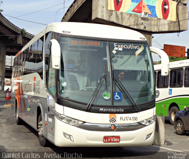 Viação Cidade do Aço RJ 174.136 na cidade de Rio de Janeiro, Rio de Janeiro, Brasil, por Daniel Carlos  Avelar Rocha. Número da foto: #4145705.