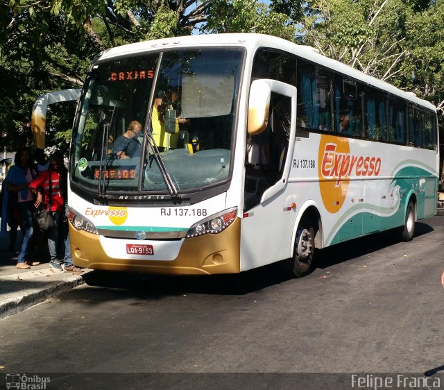 Expresso Mangaratiba RJ 137.188 na cidade de Mangaratiba, Rio de Janeiro, Brasil, por Felipe França. Número da foto: #4144976.