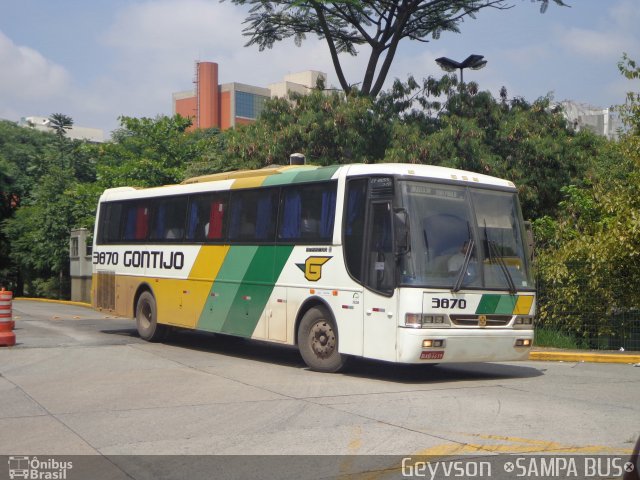 Empresa Gontijo de Transportes 3870 na cidade de São Paulo, São Paulo, Brasil, por José Geyvson da Silva. ID da foto: 4145000.