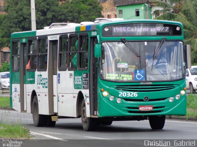 OT Trans - Ótima Salvador Transportes 20326 na cidade de Salvador, Bahia, Brasil, por Christian  Gabriel. Número da foto: #4145660.