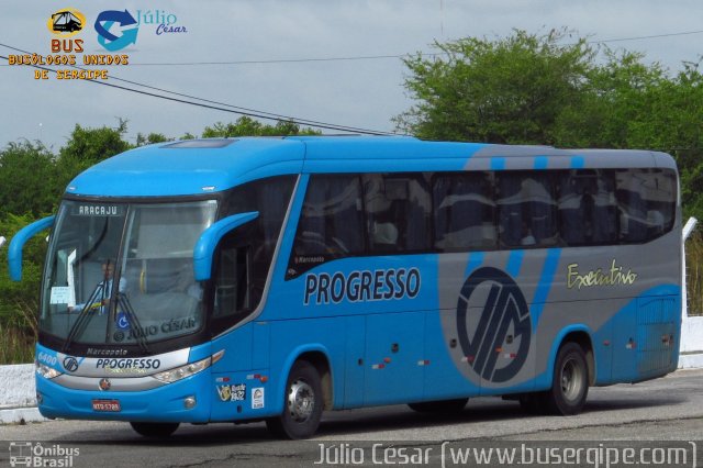 Auto Viação Progresso 6400 na cidade de Aracaju, Sergipe, Brasil, por Julio Cesar  Barbosa Martins. ID da foto: 4146104.