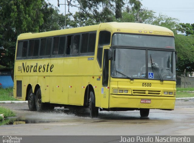 Viação Nordeste 0500 na cidade de Natal, Rio Grande do Norte, Brasil, por Joao Paulo Nascimento Silva. Número da foto: #4145896.