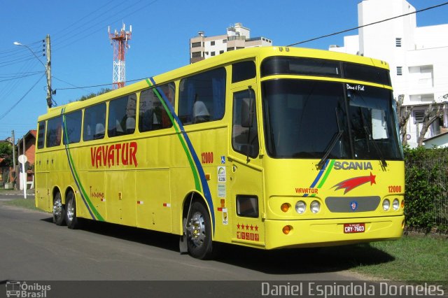Vavatur Transporte e Turismo 12000 na cidade de Tramandaí, Rio Grande do Sul, Brasil, por Daniel Espindola Dorneles. Número da foto: #4147009.
