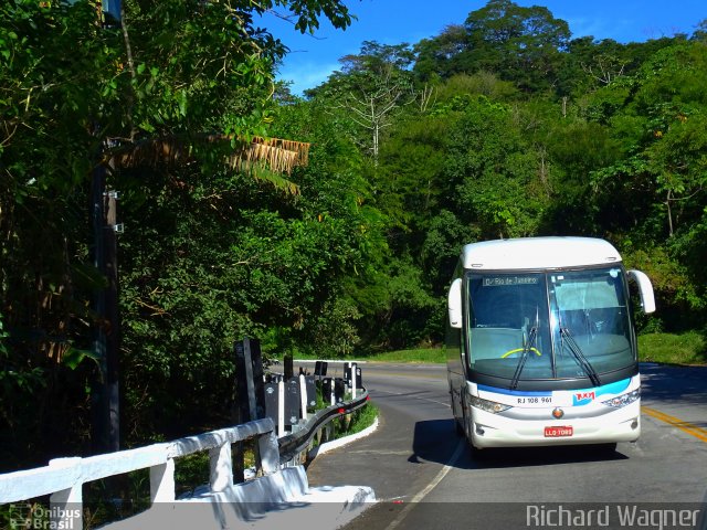 Auto Viação 1001 RJ 108.961 na cidade de Cachoeiras de Macacu, Rio de Janeiro, Brasil, por Richard Wagner. ID da foto: 4147629.