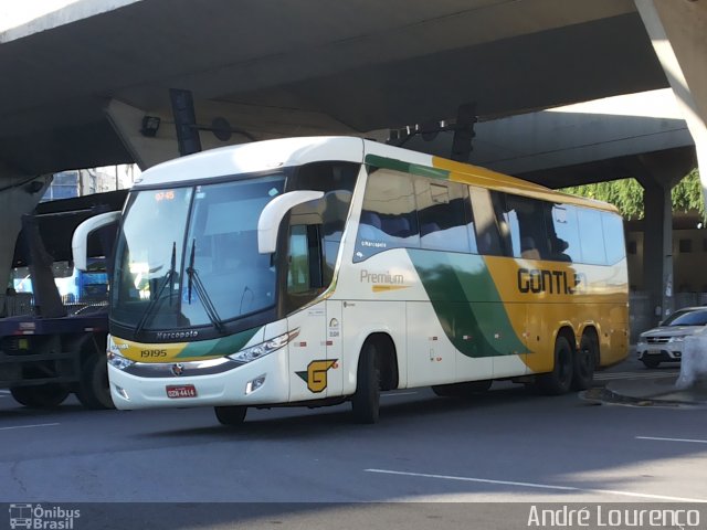 Empresa Gontijo de Transportes 19195 na cidade de Belo Horizonte, Minas Gerais, Brasil, por André Lourenço de Freitas. Número da foto: #4146657.