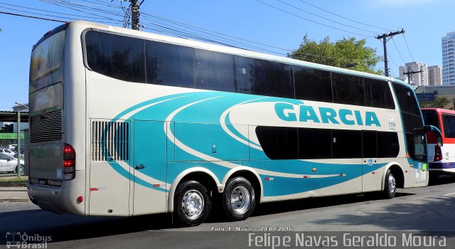 Viação Garcia 7194 na cidade de São Paulo, São Paulo, Brasil, por Felipe Navas Geraldo Moura . Número da foto: #4147302.