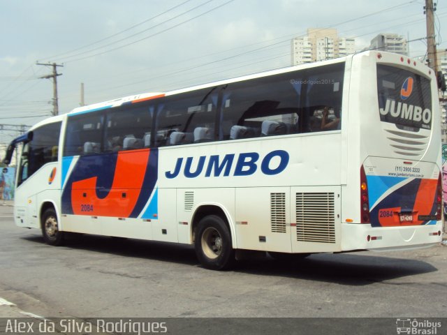 Jumbo Turismo 2084 na cidade de São Paulo, São Paulo, Brasil, por Alex da Silva Rodrigues. Número da foto: #4148086.