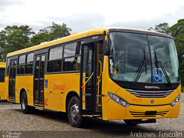 Gidion Transporte e Turismo 11603 na cidade de Joinville, Santa Catarina, Brasil, por Andrews  Fuscolin. ID da foto: 4149199.