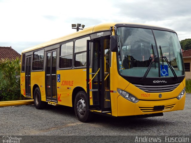 Gidion Transporte e Turismo 11601 na cidade de Joinville, Santa Catarina, Brasil, por Andrews  Fuscolin. Número da foto: #4149219.