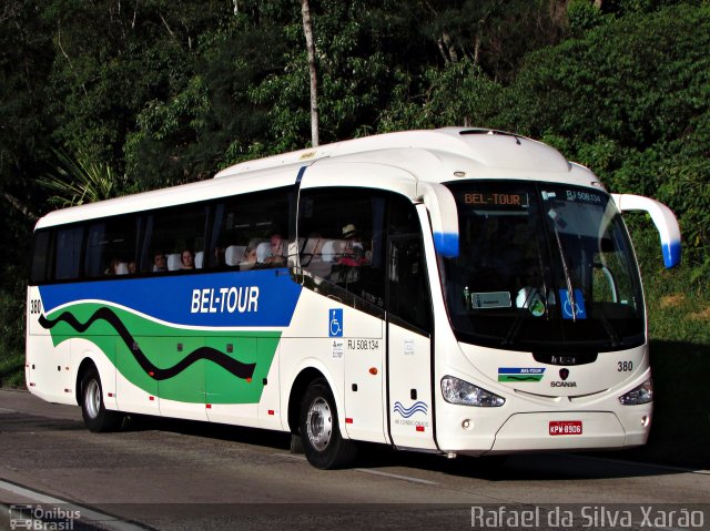 Bel-Tour Transportes e Turismo 380 na cidade de Petrópolis, Rio de Janeiro, Brasil, por Rafael da Silva Xarão. Número da foto: #4150347.