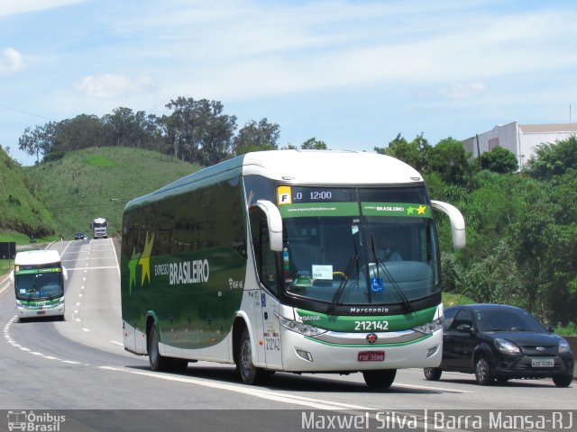 Expresso Brasileiro 212142 na cidade de Barra Mansa, Rio de Janeiro, Brasil, por Maxwel Silva. ID da foto: 4149122.