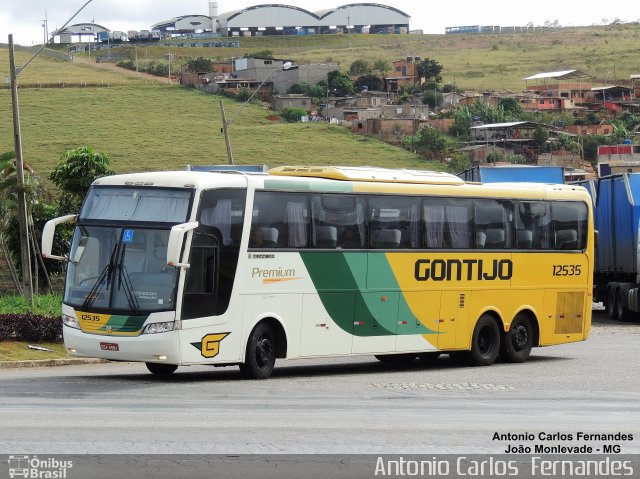 Empresa Gontijo de Transportes 12535 na cidade de João Monlevade, Minas Gerais, Brasil, por Antonio Carlos Fernandes. Número da foto: #4148947.