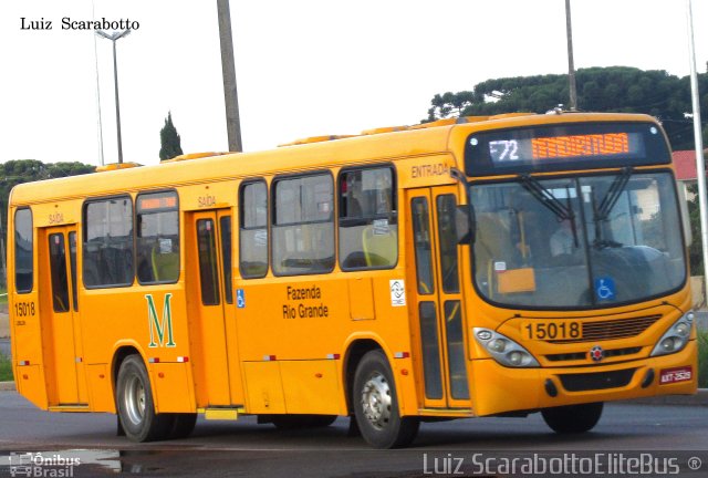 Leblon Transporte de Passageiros 15018 na cidade de Fazenda Rio Grande, Paraná, Brasil, por Luiz Scarabotto . Número da foto: #4149204.