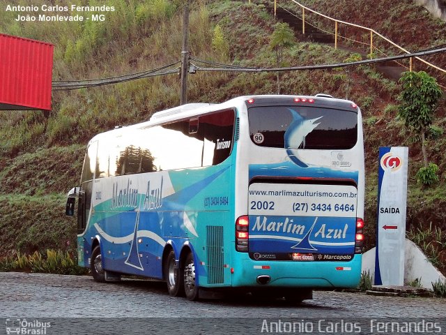 Marlim Azul Turismo 2002 na cidade de João Monlevade, Minas Gerais, Brasil, por Antonio Carlos Fernandes. Número da foto: #4151419.