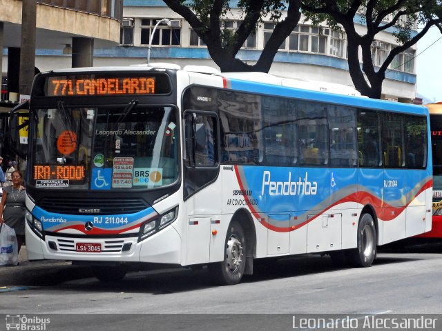 Viação Pendotiba RJ 211.044 na cidade de Rio de Janeiro, Rio de Janeiro, Brasil, por Leonardo Alecsander. Número da foto: #4150934.