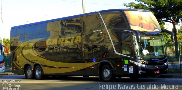 Viação Garcia 7257 na cidade de São Paulo, São Paulo, Brasil, por Felipe Navas Geraldo Moura . Número da foto: #4150602.