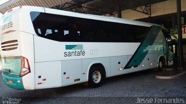Santa Fé Transportes 077 na cidade de Itabirito, Minas Gerais, Brasil, por Jessé Fernandes. Número da foto: #4151979.