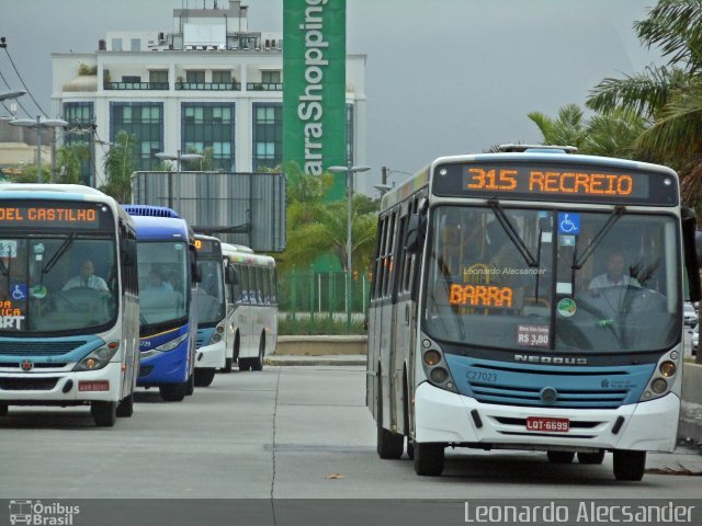 Caprichosa Auto Ônibus C27023 na cidade de Rio de Janeiro, Rio de Janeiro, Brasil, por Leonardo Alecsander. ID da foto: 4153884.