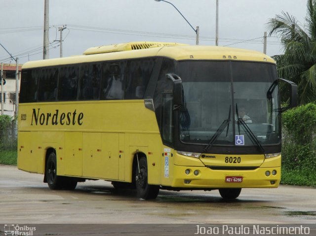 Viação Nordeste 8020 na cidade de Natal, Rio Grande do Norte, Brasil, por Joao Paulo Nascimento Silva. Número da foto: #4154574.