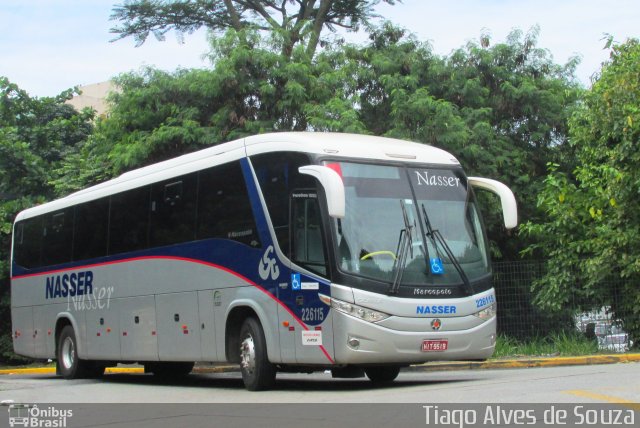 Viação Nasser 226115 na cidade de São Paulo, São Paulo, Brasil, por Tiago Alves de Souza. ID da foto: 4153716.