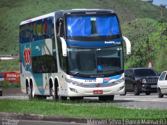 Auto Viação 1001 RJ 108.716 na cidade de Barra Mansa, Rio de Janeiro, Brasil, por Maxwel Silva. Número da foto: #4153465.
